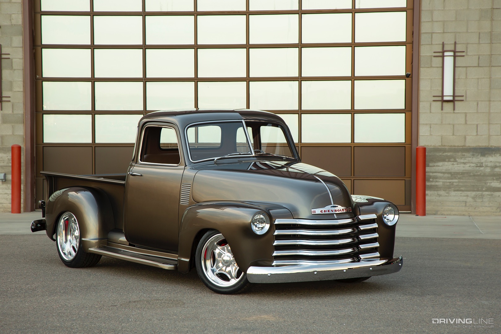 Front of Craig and Aron Kendall's '50 Chevy 3100 Pickup