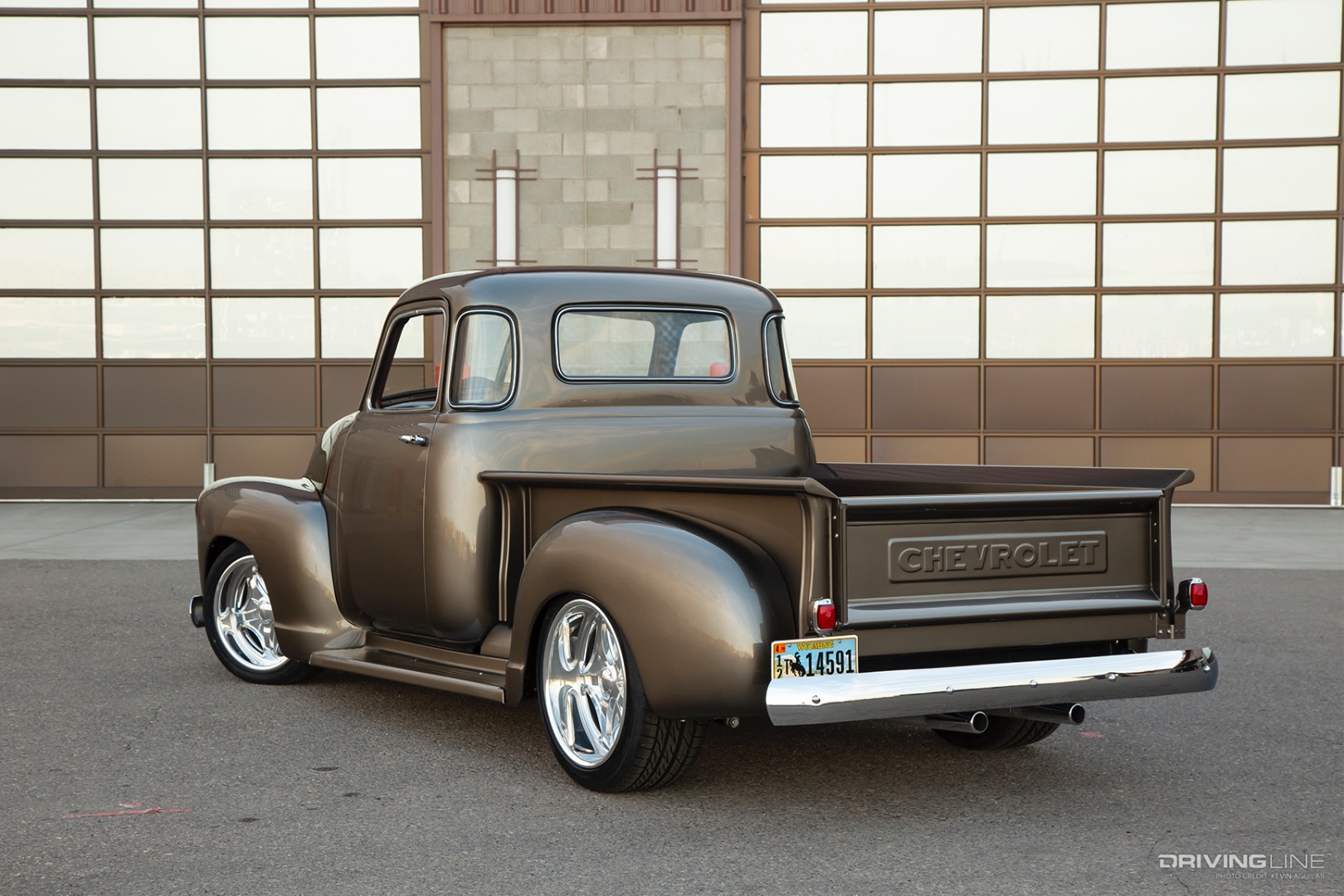 Rear of Craig and Aron Kendall's '50 Chevy 3100 Pickup