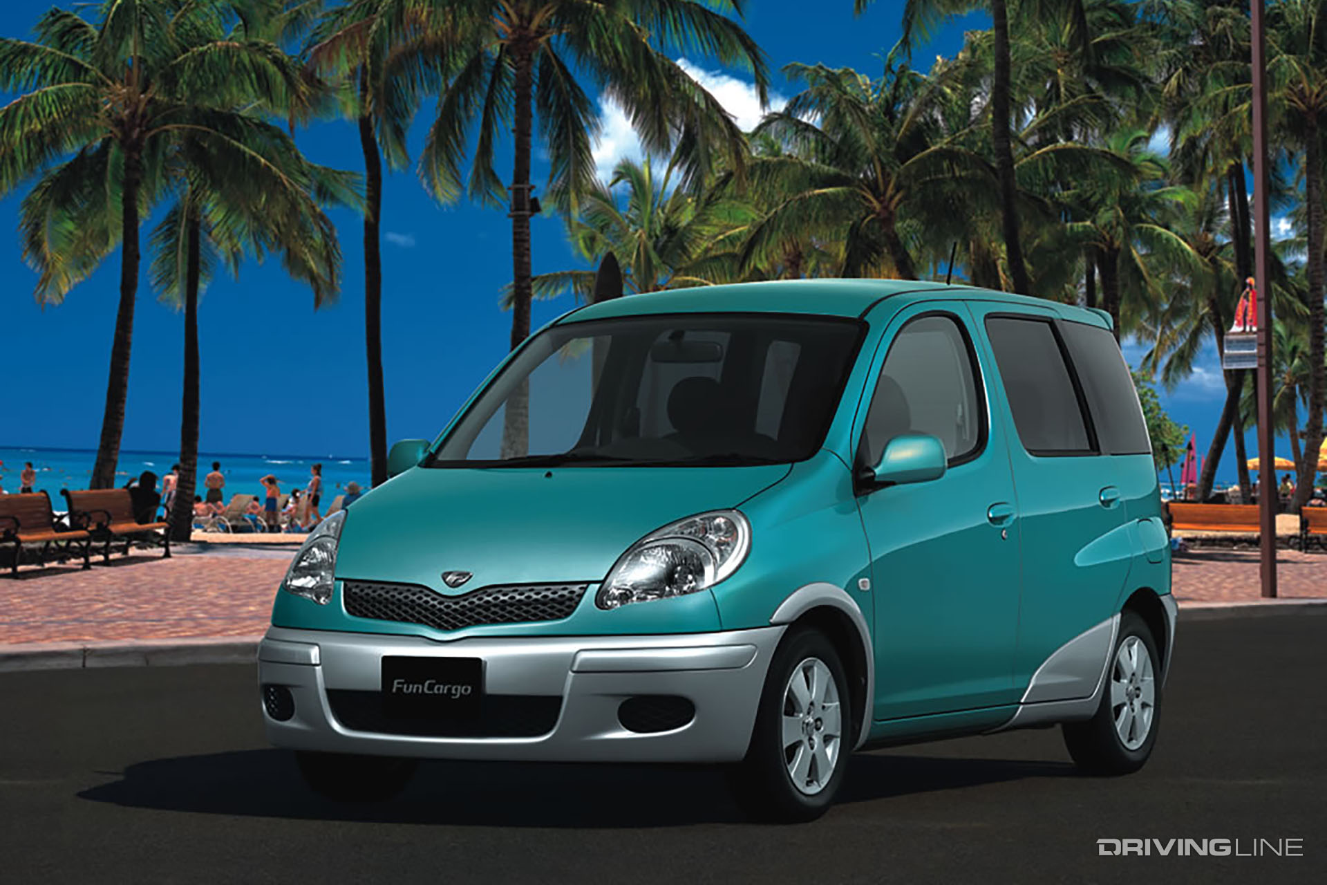 Toyota Fun Cargo Turquoise