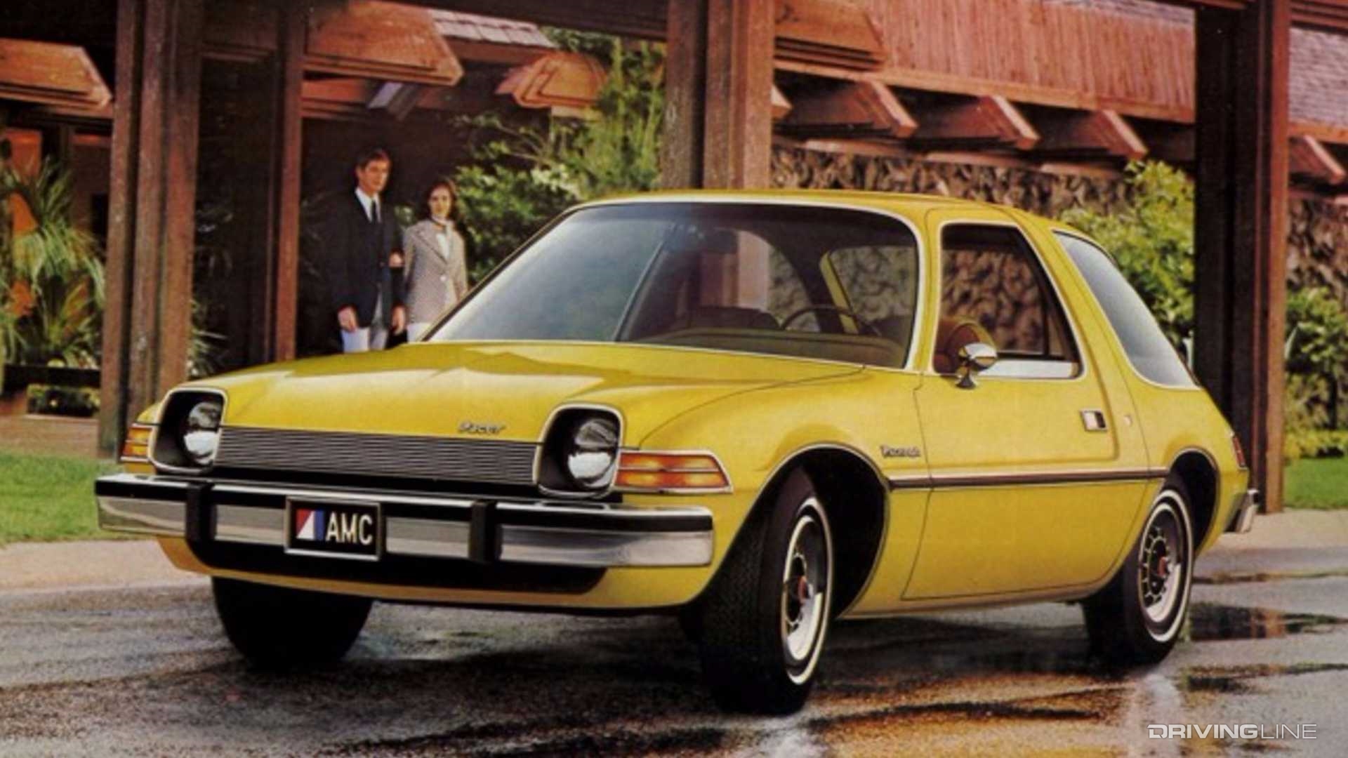 AMC Pacer in yellow