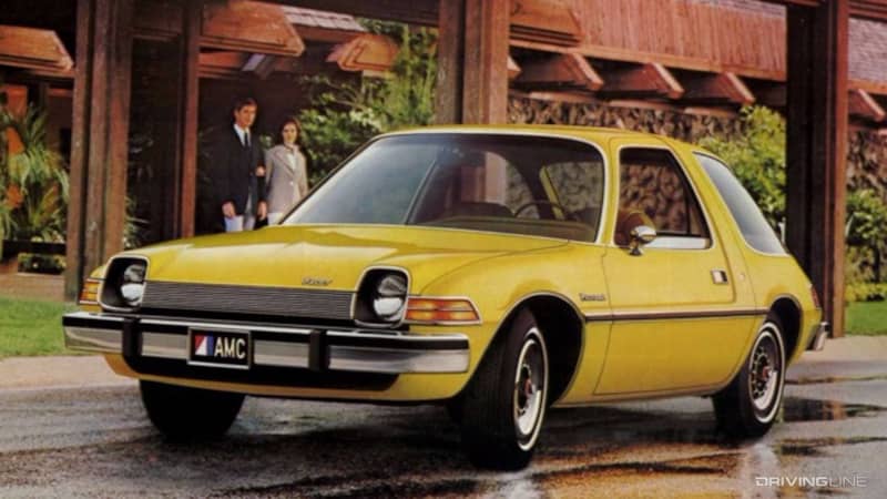 AMC Pacer in yellow