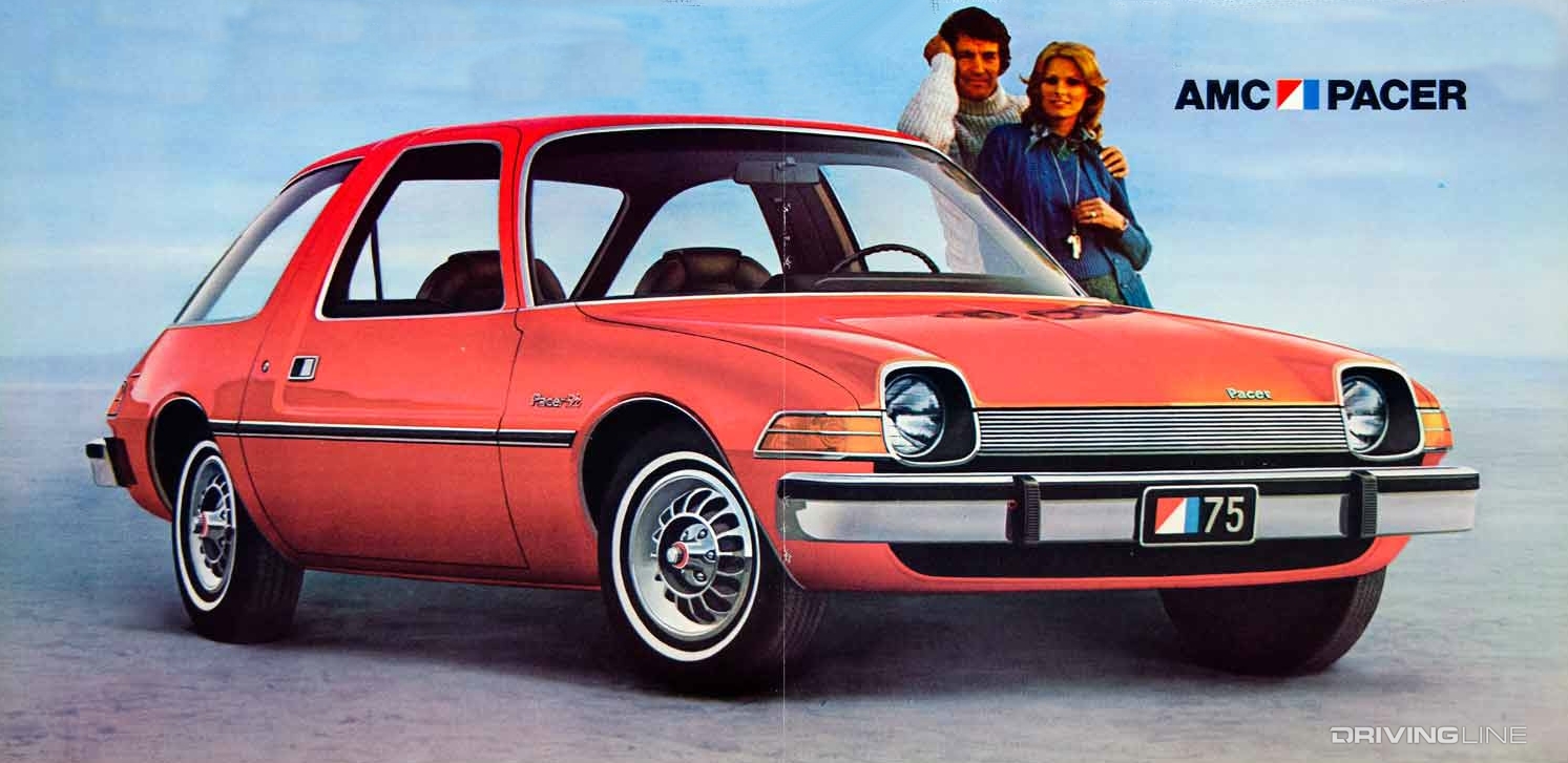 AMC Pacer with aspirational couple