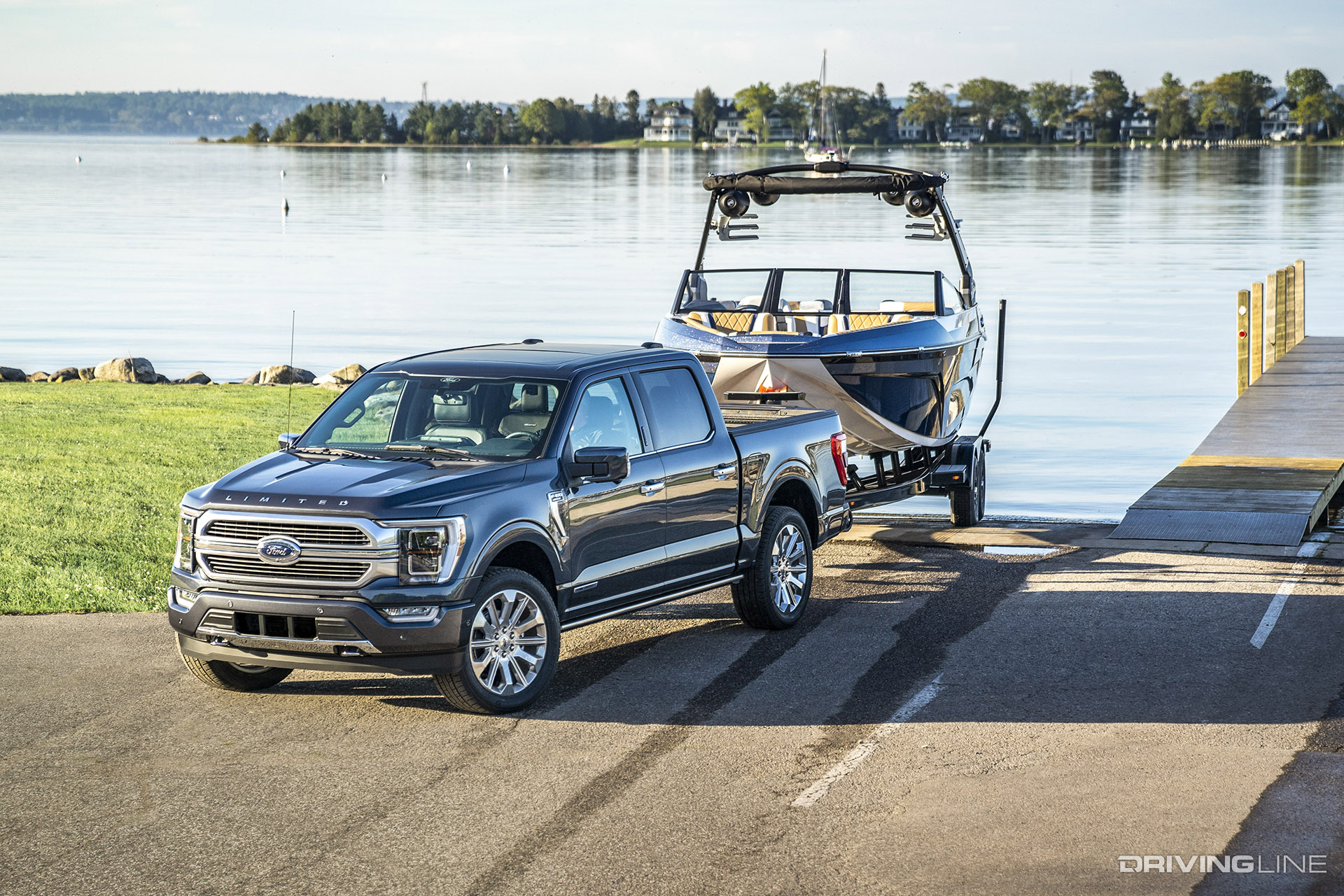 2021 Ford F-150 Towing Boat