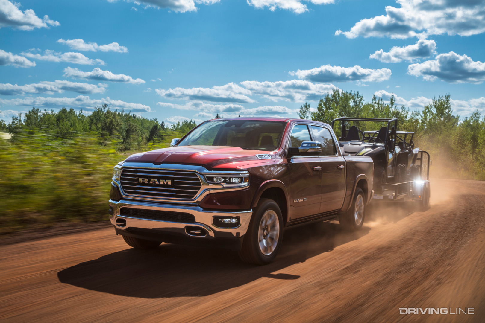 2020 Ram 1500 EcoDiesel Towing a Trailer