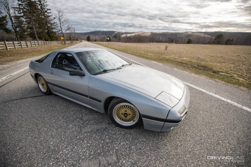 Mazda RX-7 FC on Nitto Tires, Enkei 92 wheels and Fortune Auto Coilovers