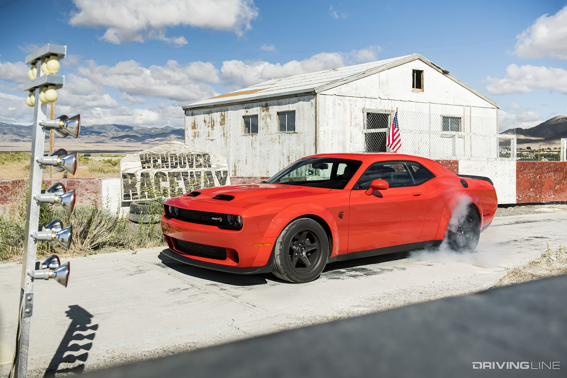 2021 Dodge Challenger SRT Hellcat Super Stock Burnout