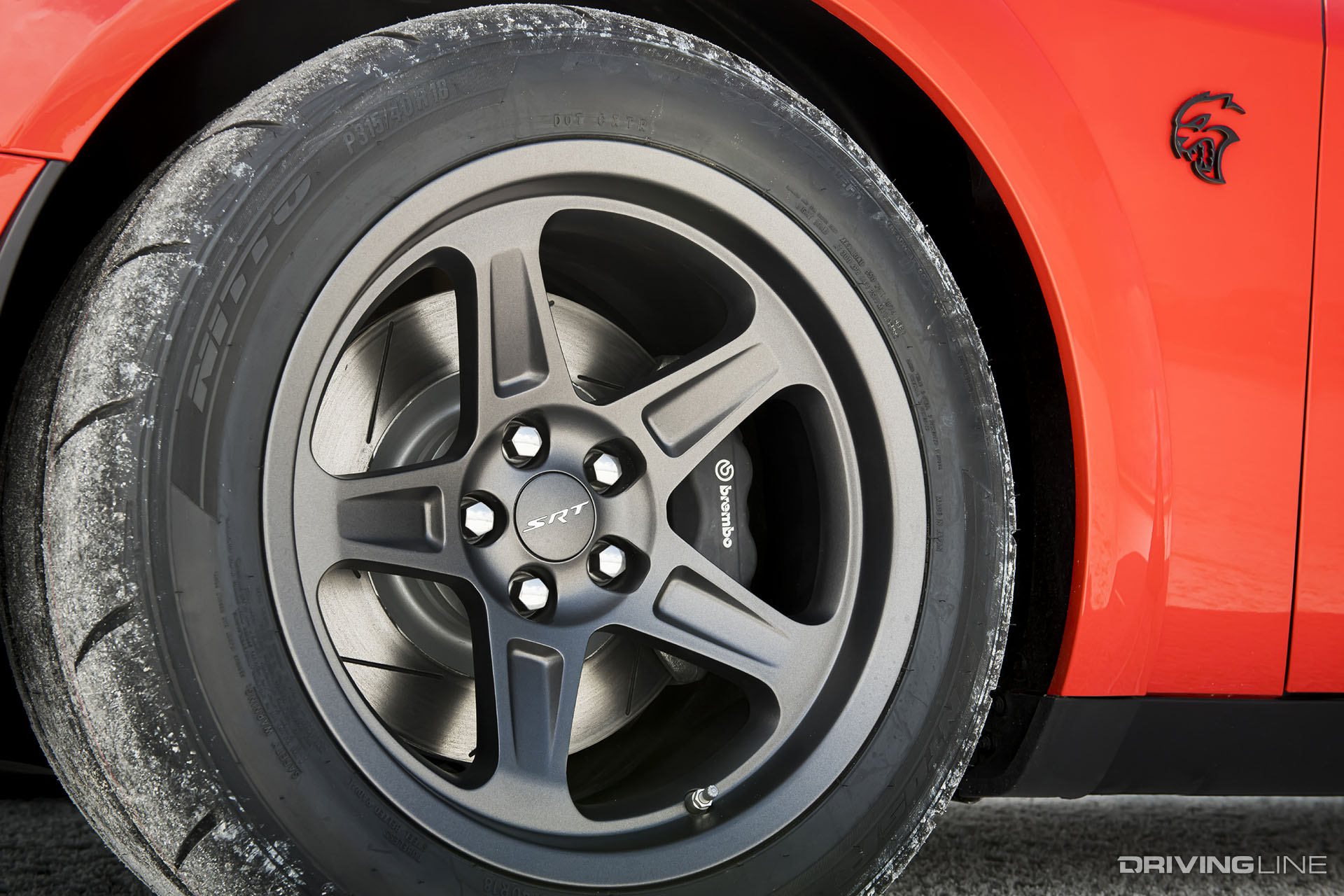 2021 Dodge Challenger Hellcat Super Stock Nitto NT05R Drag Radials