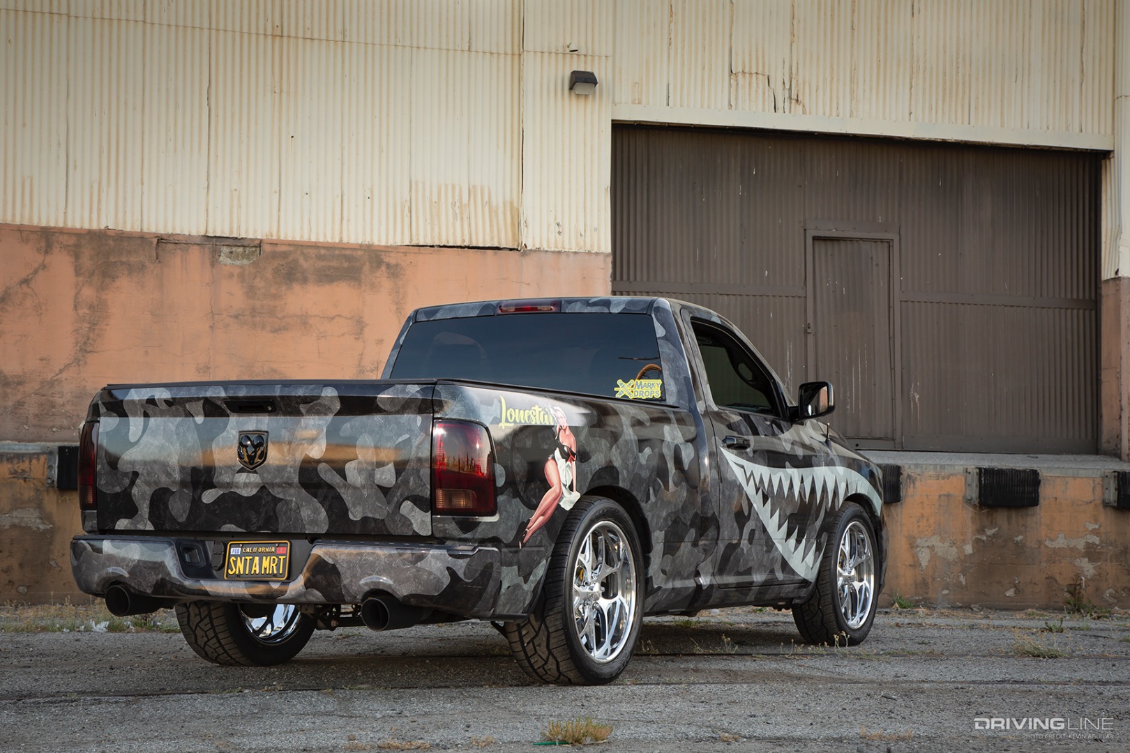 Rear of Ellie Moreno's '14 Ram