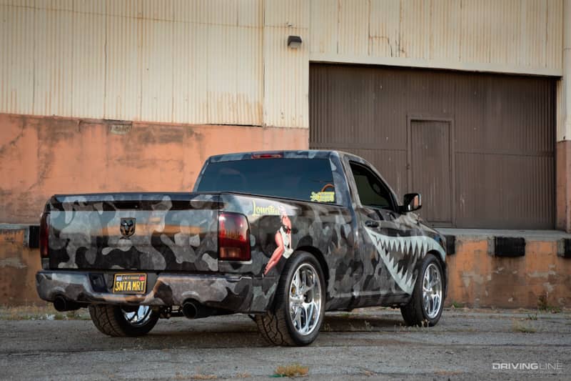Rear of Ellie Moreno's '14 Ram