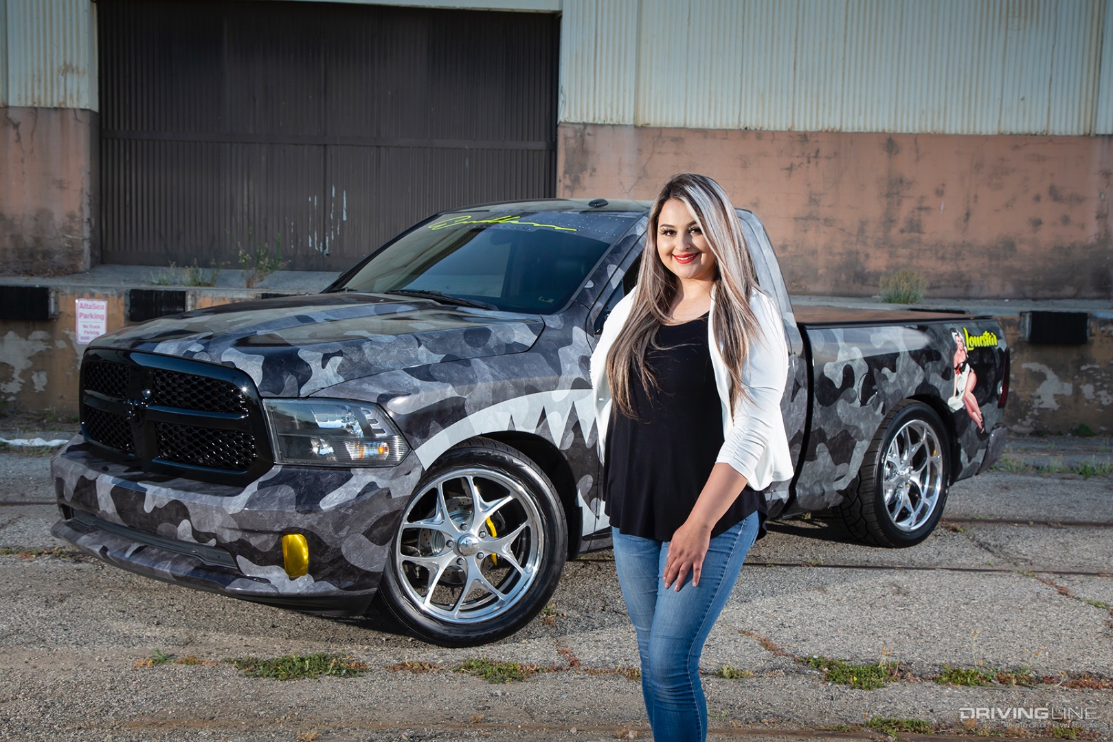Ellie Moreno with her '14 Ram