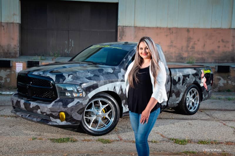 Ellie Moreno with her '14 Ram