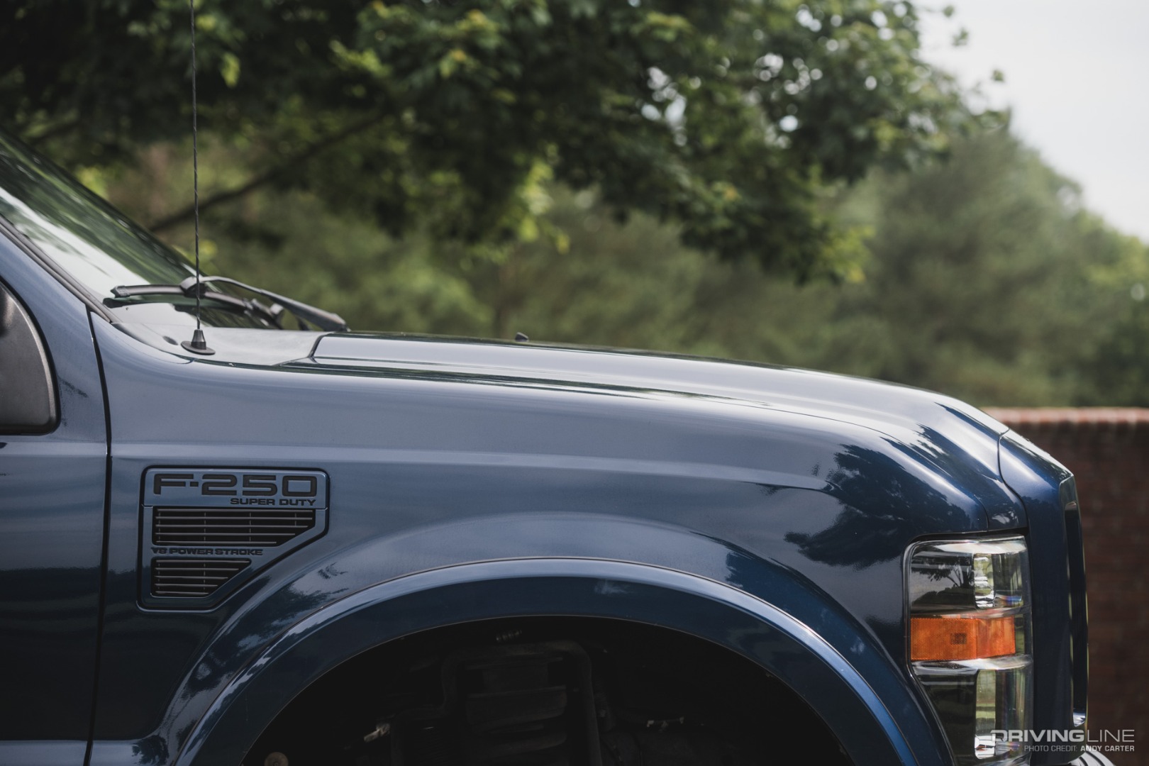 F-250 fender vents with billet insert