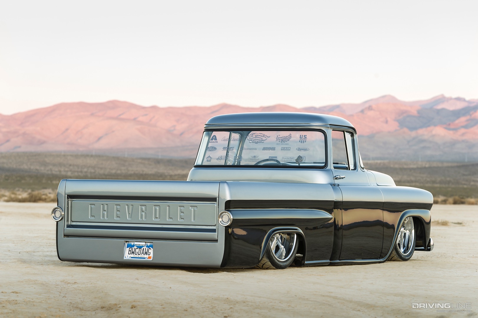 Rear of Kaylie Davis' '58 Chevy Apache