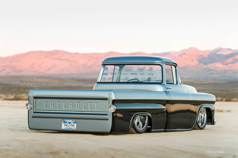 Rear of Kaylie Davis' '58 Chevy Apache