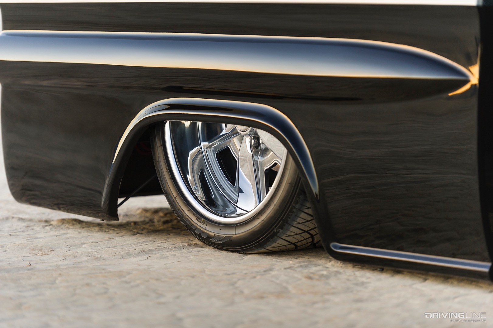 Nitto 420S of Kaylie Davis' '58 Chevy Apache