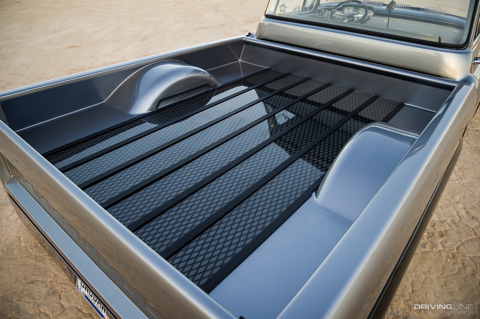 Bed of Kaylie Davis' '58 Chevy Apache