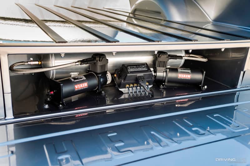 Air System of Kaylie Davis' '58 Chevy Apache