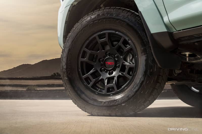 Nitto Terra Grappler all -terrain tire on Toyota TRD Pro