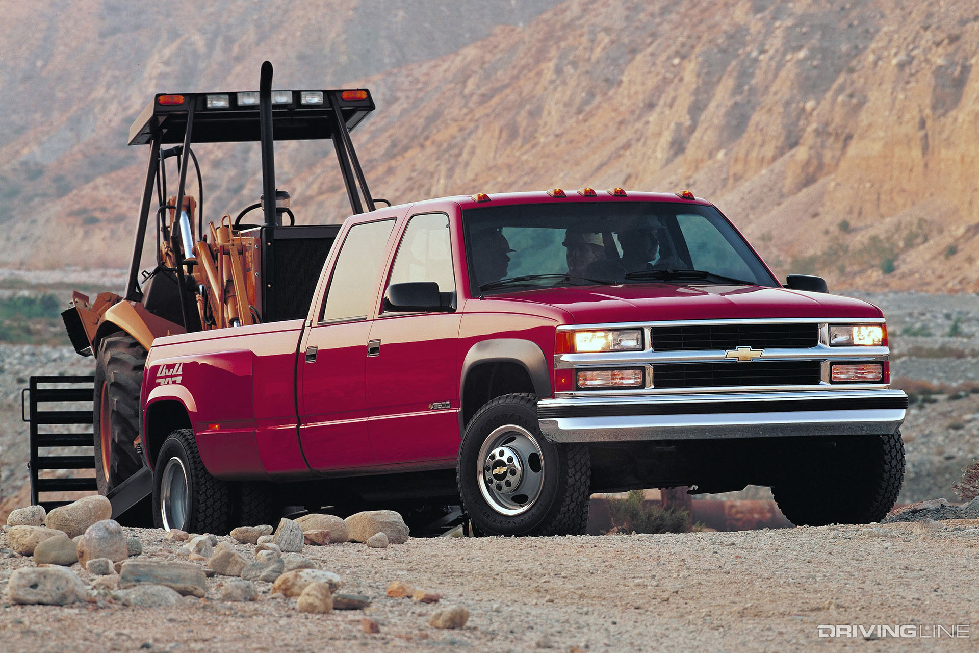 Chevy C/K Dually Pickup Red