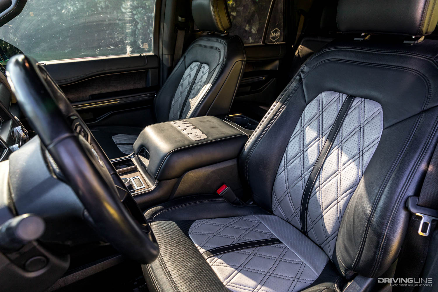 Interior seat detail of Hanro Ford Expedition