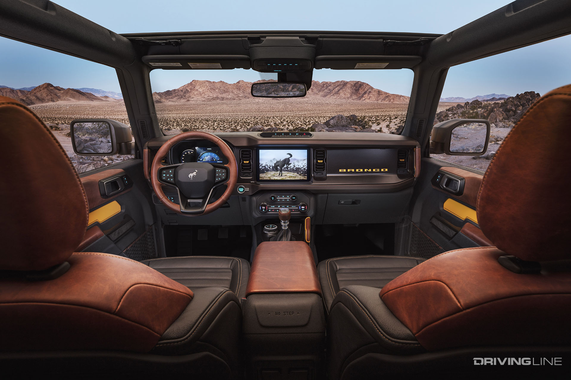 2021 Ford Bronco Interior Brown