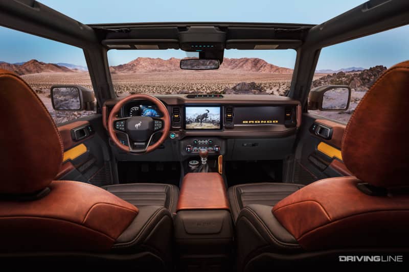 2021 Ford Bronco Interior Brown