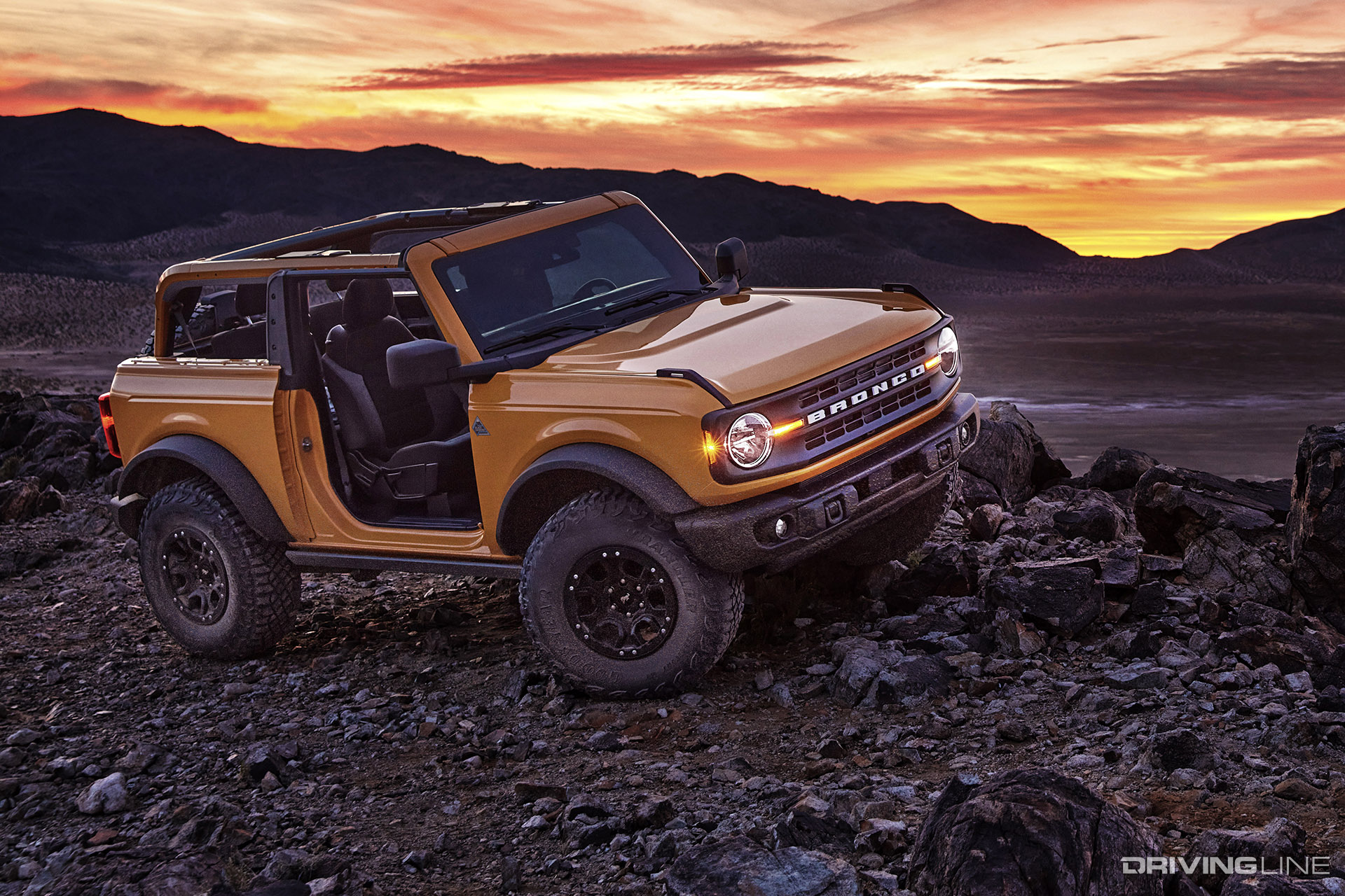 2020 Ford Bronco Yellow Two Door