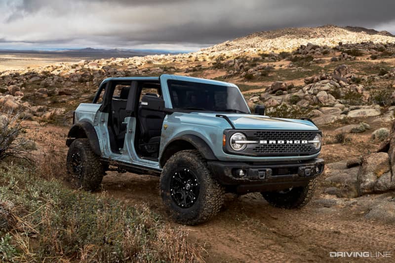 2020 Ford Bronco Four Door Blue