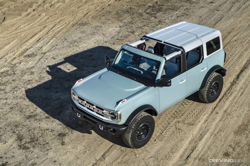 2020 Ford Bronco Four Door Top View