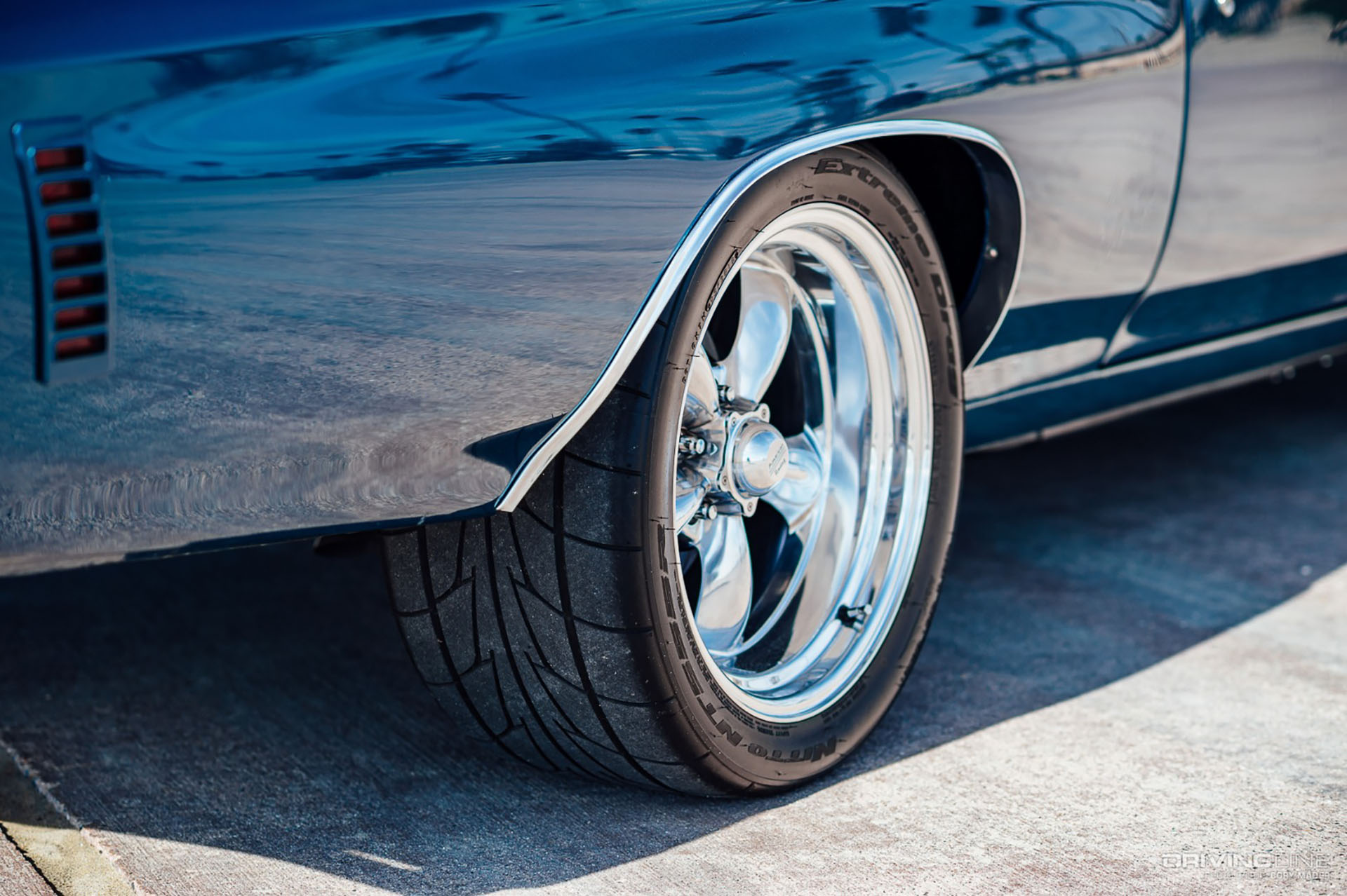 Nitto NT555R Drag Radial on Chevelle