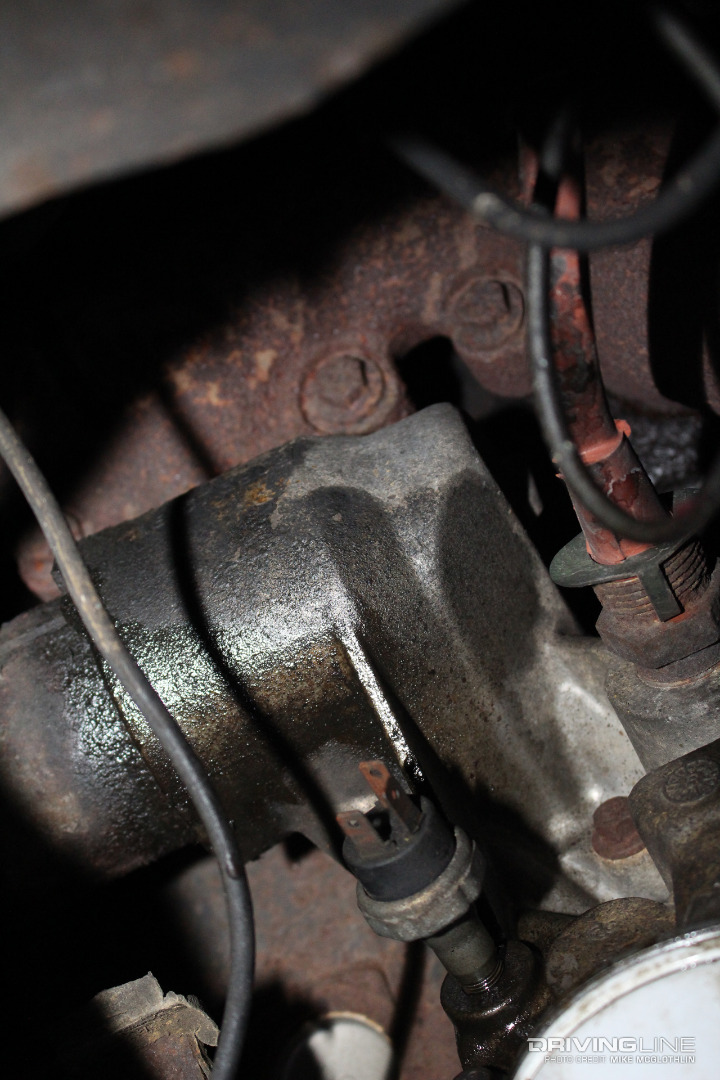 Leaking Oil Cooler 7.3L Power Stroke