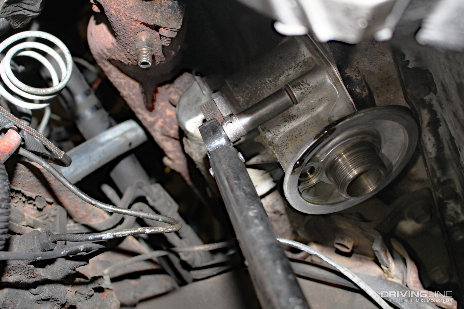 Oil Filter Base 7.3L Power Stroke Diesel