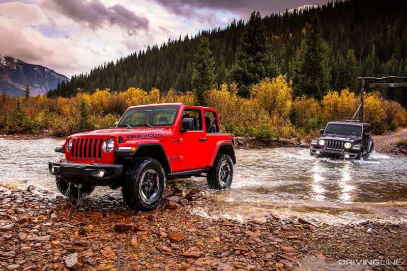 Jeep JL Wranglers in River