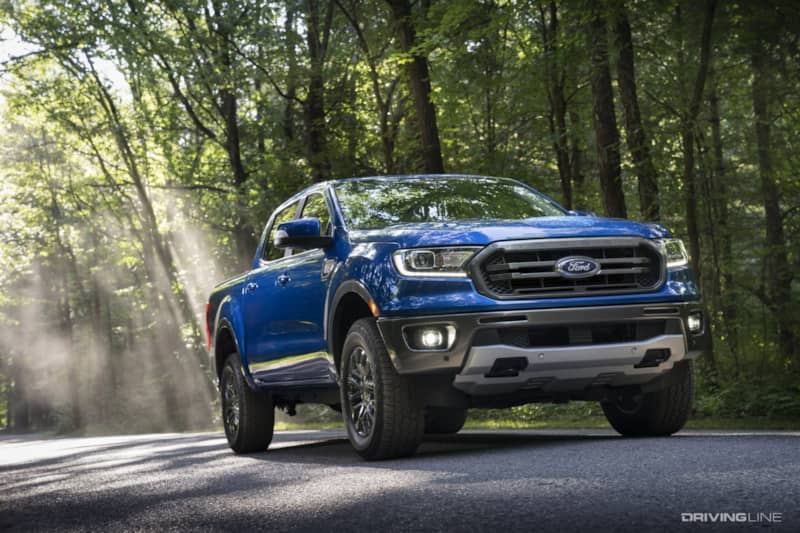 Ford Ranger front blue