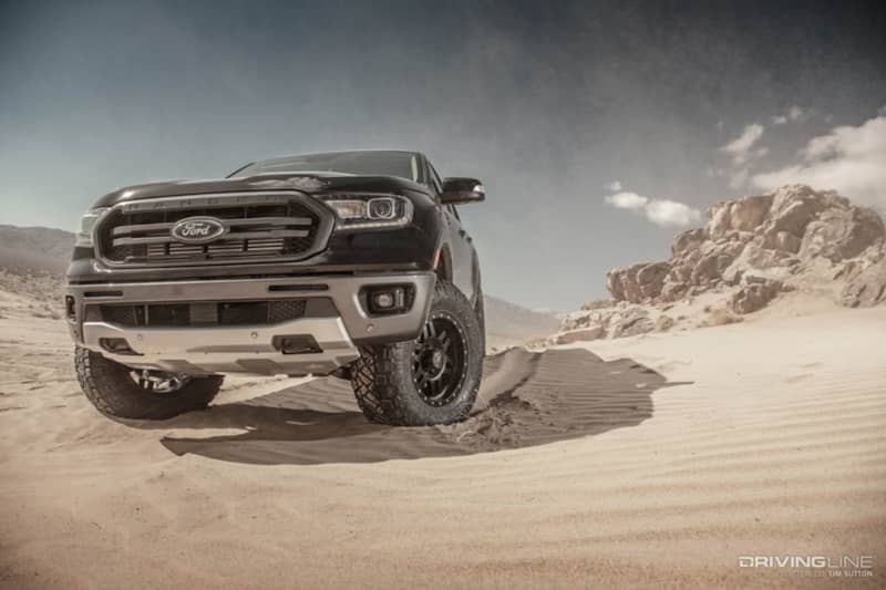 Ford Ranger on Nittos front view