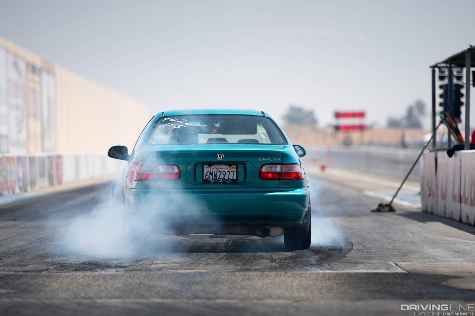 Honda Civic Coupe Burnout