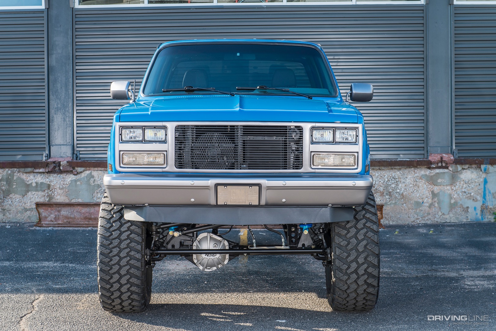 Front grille of Jack Martin's '89 GMC