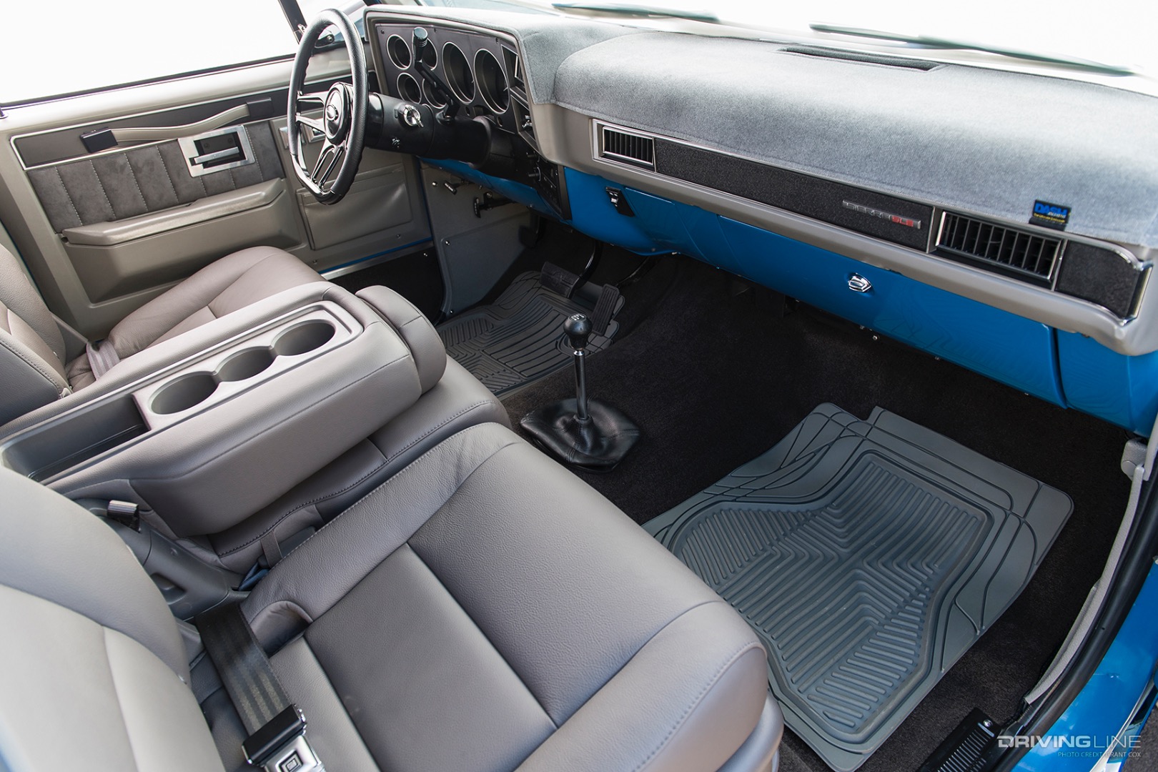 Interior of Jack Martin's '89 GMC