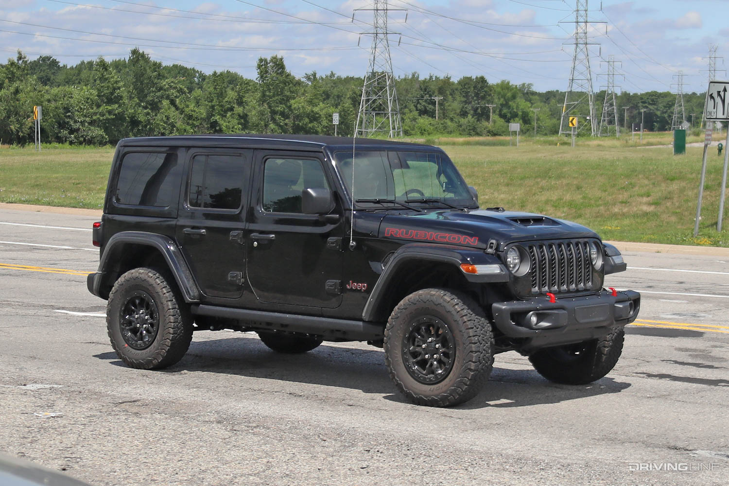 2021 Jeep Wrangler Rubicon 392 V8 spy photo
