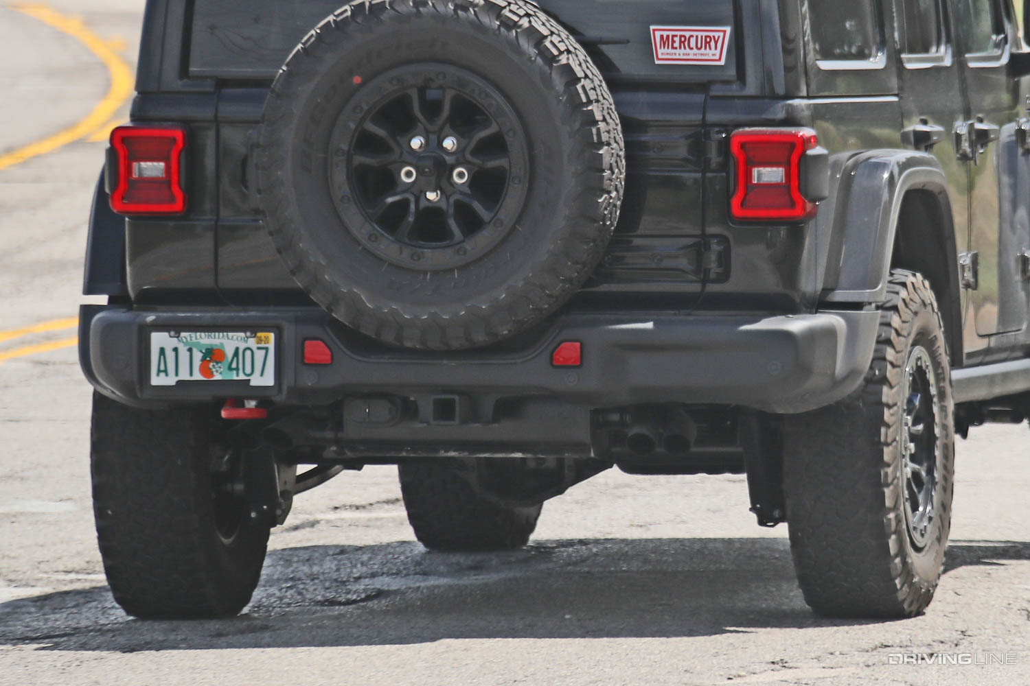 Jeep Wrangler Rubicon 392 V8 concept spy photos
