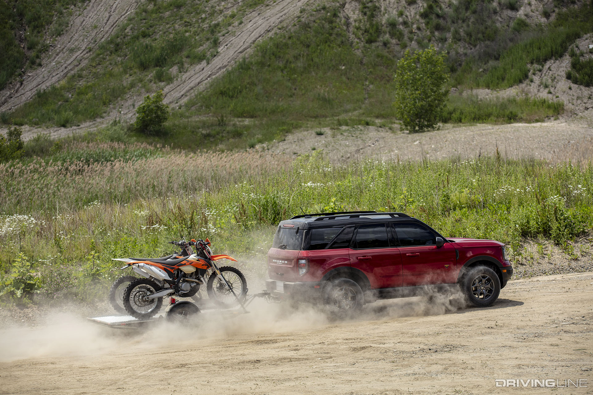 Ford Bronco Sport Towing Dirt Bikes