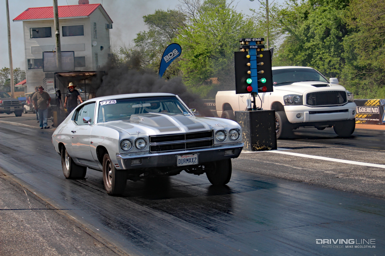 Duramax Swap Chevelle Diesel Drag Race