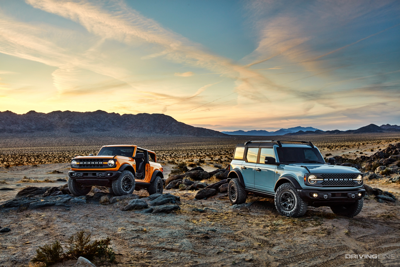 2021 Ford Bronco 2 door and 4 door