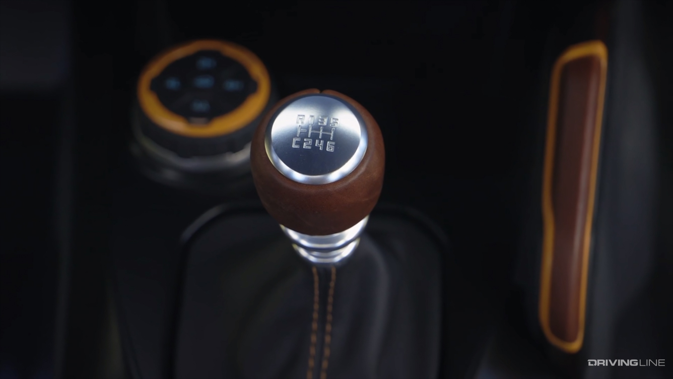 2021 Ford Bronco manual transmission shift knob crawler gear