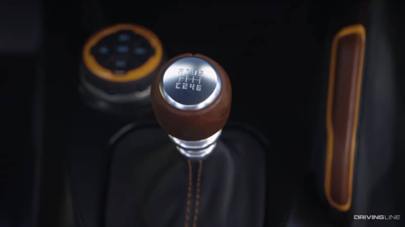 2021 Ford Bronco manual transmission shift knob crawler gear