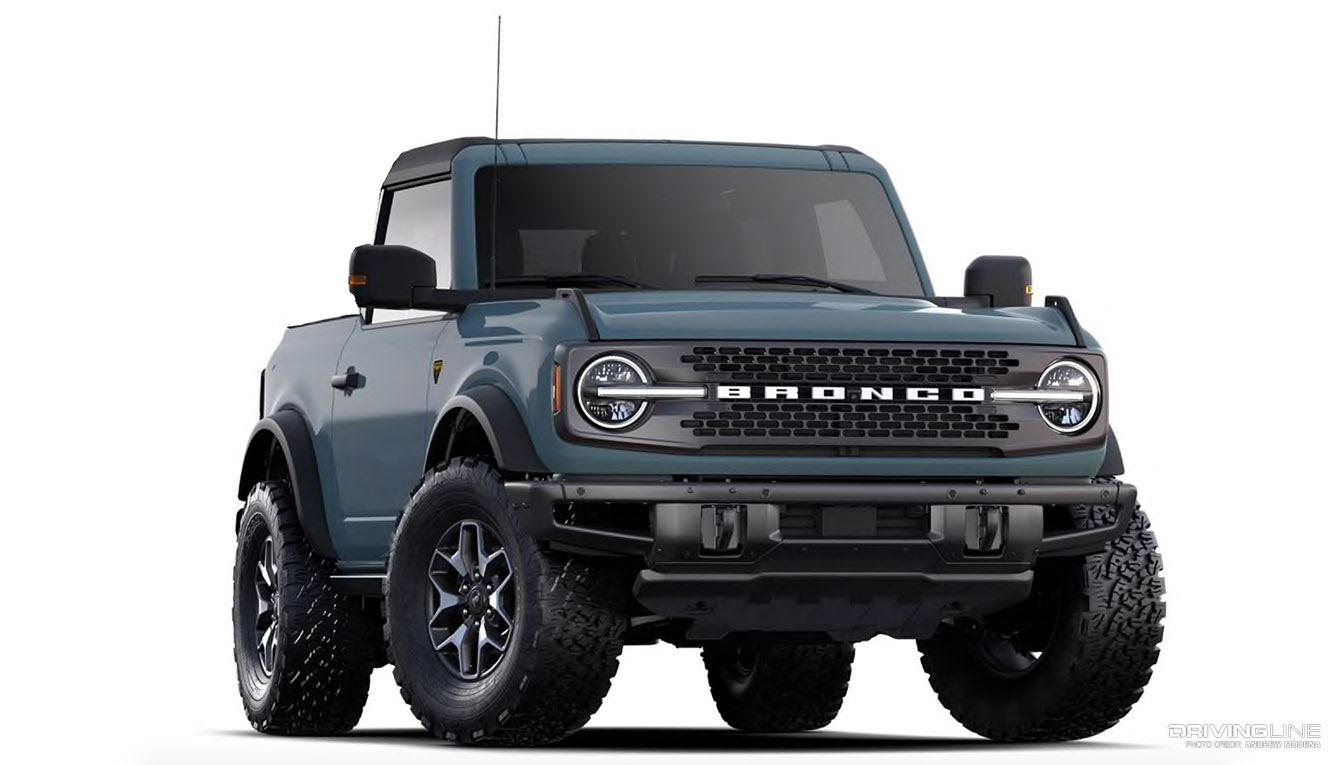 Bronco Badlands Truck Rendering