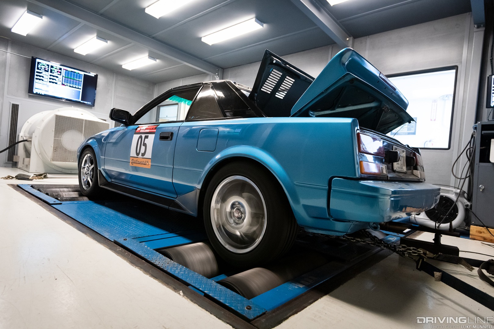 Lalo Pineda’s turbocharged K24-powered ‘85 MR2 on the dyno