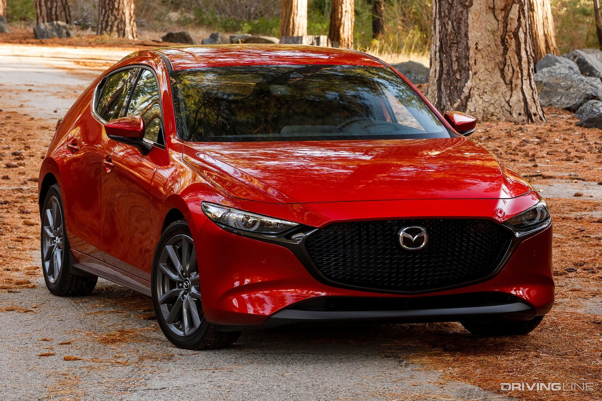2019 Mazda3 Hatchback Red Front