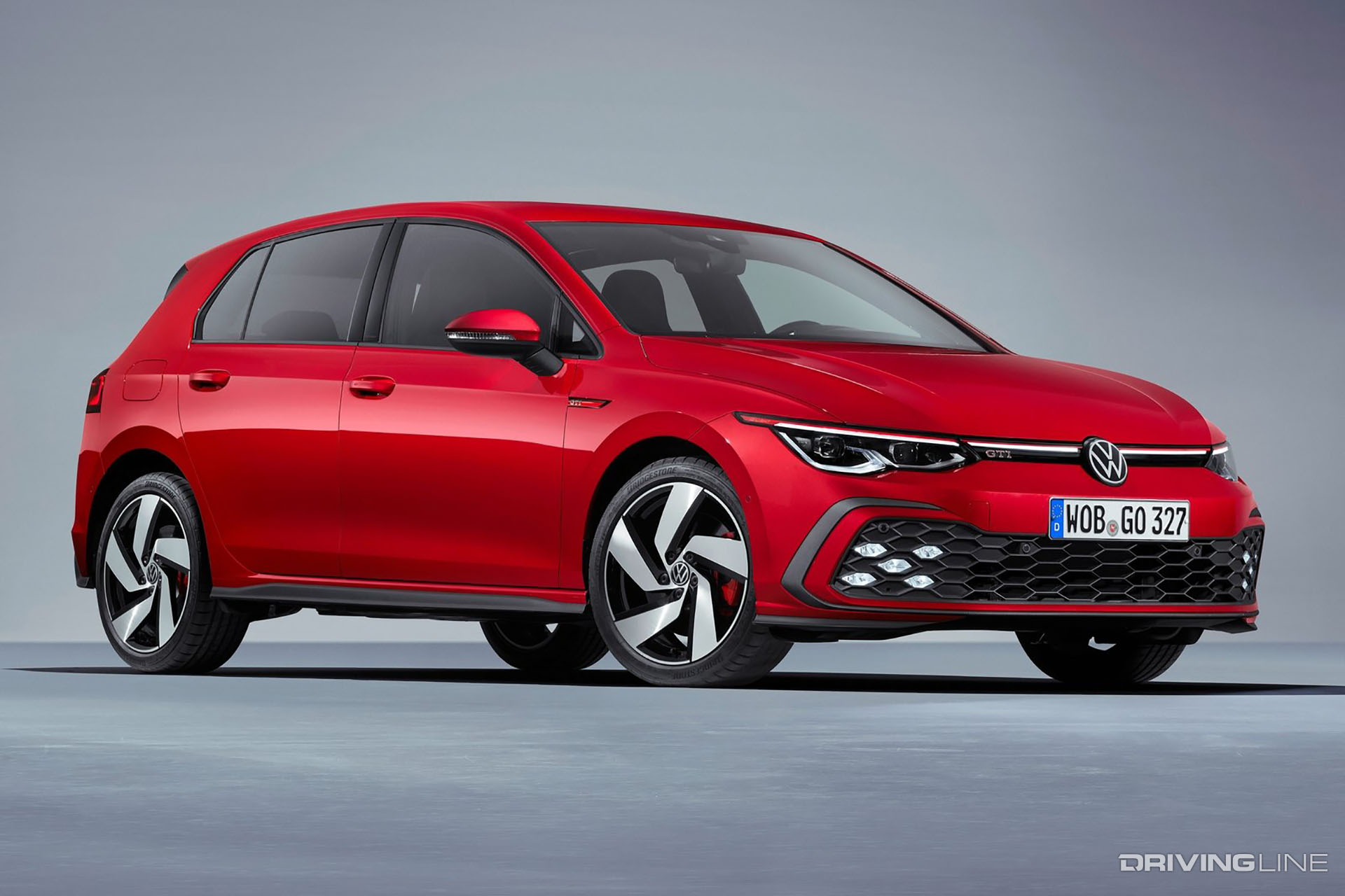 2022 Volkswagen GTI Mk8 Red Front