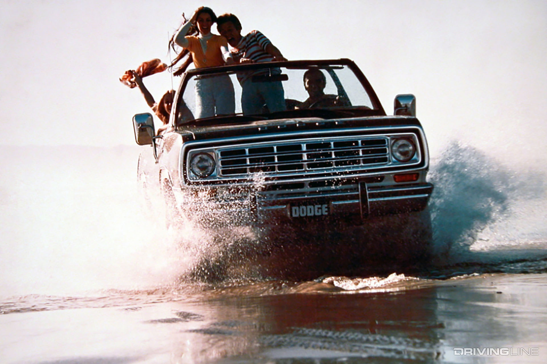 Dodge Ramcharger in Water